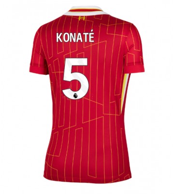 Liverpool Ibrahima Konate #5 Hemmatröja Kvinnor 2024-25 Kortärmad